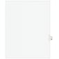 Avery Style Legal Dividers, Tab R, 8.5 x 11, White, 25/Pack (01418)