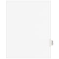 Avery Style Legal Dividers, Tab Exhibit H, 8.5 x 11, White, 25/Pack (01378)