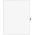 Avery Style Exhibit P Paper Divider, 26-Tab, White, 25/Pack (01386)