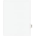 Avery Legal Pre-Printed Paper Dividers, Side Tab, EXHIBIT R, White, Avery Style, Letter Size, 25/Pac