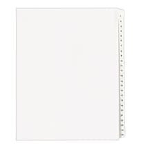 Avery Allstate Numbers 1 - 25 Paper Dividers, 25-Tab, White (01701)