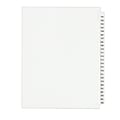 Avery Legal Pre-Printed Paper Divider Collated Set, 101-125 Tabs, White, Avery Style, Letter Size (0