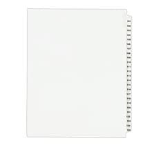 Avery Legal Pre-Printed Paper Divider Collated Set, 101-125 Tabs, White, Avery Style, Letter Size (0