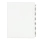 Avery Legal Pre-Printed Paper Divider Collated Set, 101-125 Tabs, White, Avery Style, Letter Size (01334)