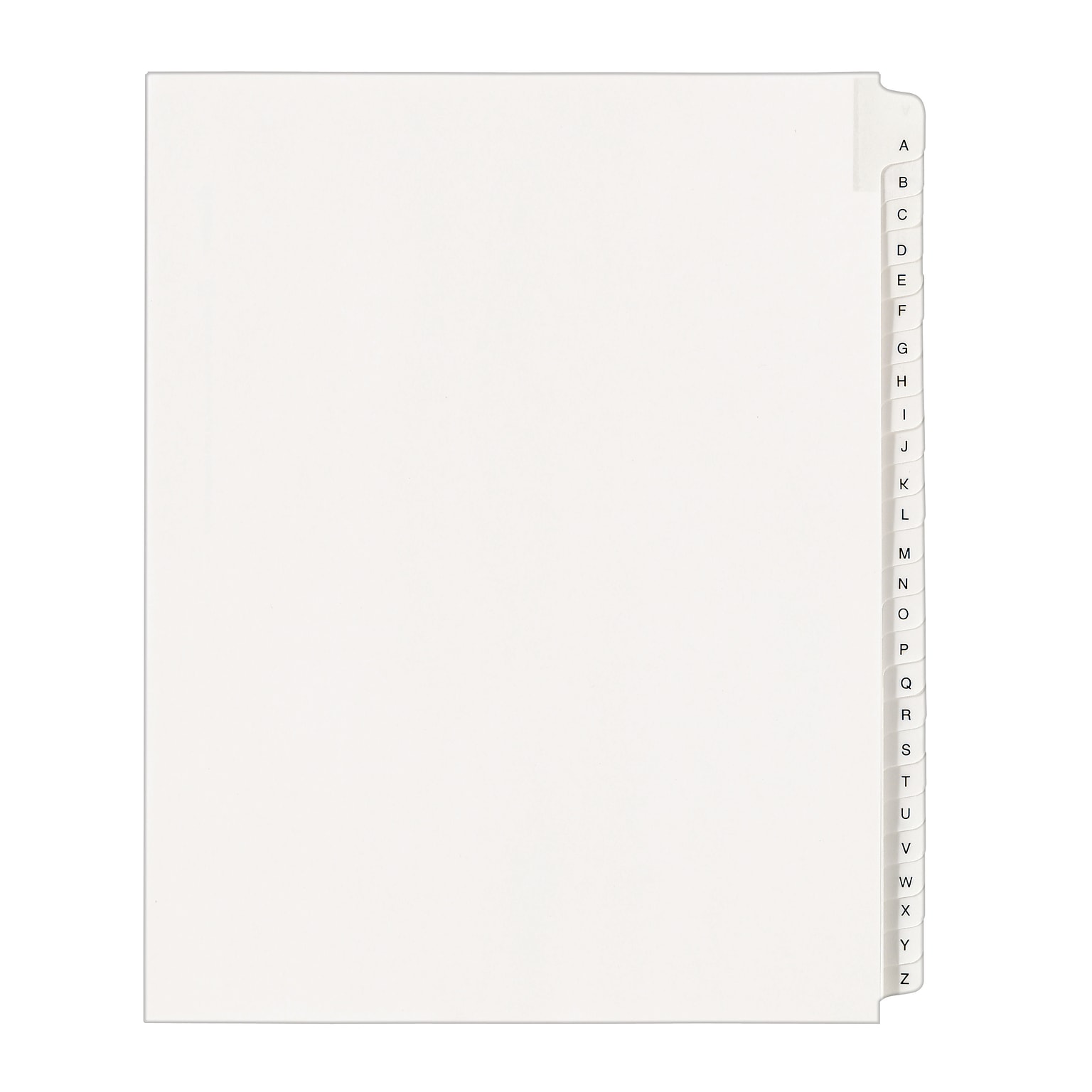 Avery Legal Pre-Printed Paper Divider Collated Set, A-Z Tabs, White, Allstate Style, Letter Size  (01700)