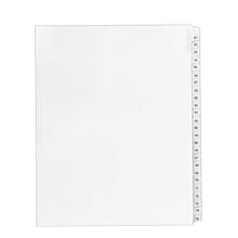Avery Legal Pre-Printed Paper Divider Collated Set, 51-75 Tabs, White, Allstate Style, Letter Size