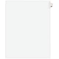 Avery Legal Pre-Printed Paper Dividers, Side Tab #26, White, Avery Style, Letter Size, 25/Pack (0102