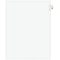 Avery Legal Pre-Printed Paper Dividers, Side Tab #2, White, Avery Style, Letter Size, 25/Pack (11912