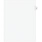 Avery Legal Pre-Printed Paper Dividers, Side Tab #4, White, Avery Style, Letter Size, 25/Pack (11914)