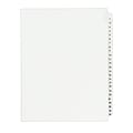 Avery Legal Pre-Printed Paper Divider Collated Set, 1-25 Tabs, White, Avery Style, Letter Size (0133