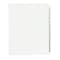 Avery Legal Pre-Printed Paper Divider Collated Set, 1-25 Tabs, White, Avery Style, Letter Size (0133