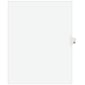 Avery Legal Pre-Printed Paper Dividers, Side Tab M, White, Avery Style, Letter Size, 25/Pack (01413)