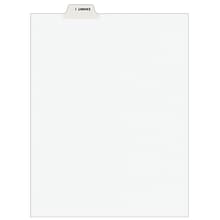 Avery Legal Pre-Printed Paper Dividers, Bottom Tab EXHIBIT I, White, Avery Style, Letter Size, 25/Pa