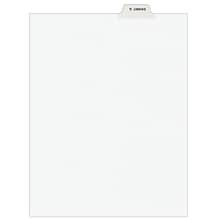 Avery Legal Pre-Printed Paper Dividers, Bottom Tab EXHIBIT G, White, Avery Style, Letter Size, 25/Pa