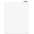 Avery Legal Pre-Printed Paper Dividers, Bottom Tab EXHIBIT F, White, Avery Style, Letter Size, 25/Pack (11945)