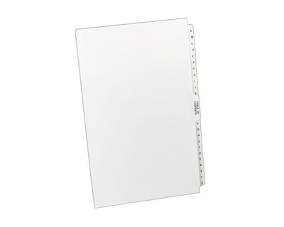 Avery Premium Collated Legal Paper Dividers, A-Z & Table of Contents Tabs, White, Avery Style, Legal