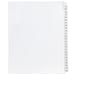 Avery Allstate Numbers 101-125 Collated Style Index Dividers Tab Dividers, White, 1/Set (01705)