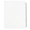 Avery Legal Pre-Printed Paper Divider Collated Set, 351-375 Tabs, White, Avery Style, Letter Size (0