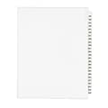 Avery Legal Pre-Printed Paper Divider Collated Set, 251-275 Tabs, White, Avery Style, Letter Size (0