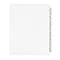 Avery Legal Pre-Printed Paper Divider Collated Set, 251-275 Tabs, White, Avery Style, Letter Size (0