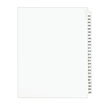 Avery Legal Pre-Printed Paper Divider Collated Set, 201-225 Tabs, White, Avery Style, Letter Size (0