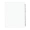 Avery Legal Pre-Printed Paper Divider Collated Set, 201-225 Tabs, White, Avery Style, Letter Size (0