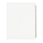 Avery Legal Pre-Printed Paper Divider Collated Set, 126-150 Tabs, White, Avery Style, Letter Size (01335)