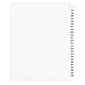 Avery Legal Pre-Printed Paper Divider Collated Set, 301-325 Tabs, White, Avery Style, Letter Size (01342)