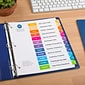 Avery Ready Index Table of Contents Paper Dividers, Jan-Dec Tabs, Multicolor (11127)