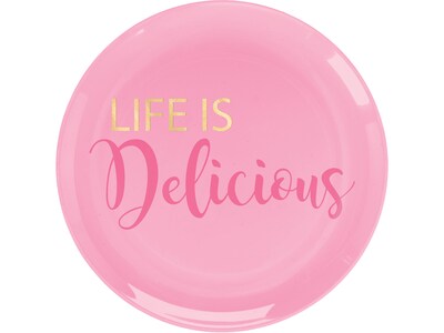 Amscan Party Plate, Pink (430574)