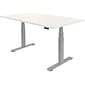Fellowes Cambio 25"-50" Height Adjustable Standing Desk, White (9788101)