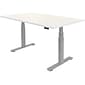 Fellowes Cambio 25"-50" Height Adjustable Standing Desk, White (9788201)