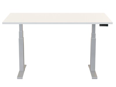 Fellowes Cambio 72W Electric Adjustable Standing Desk, White (9788202WHT)