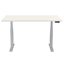 Fellowes Cambio 25-50 Height Adjustable Standing Desk, White (9788202WHT)