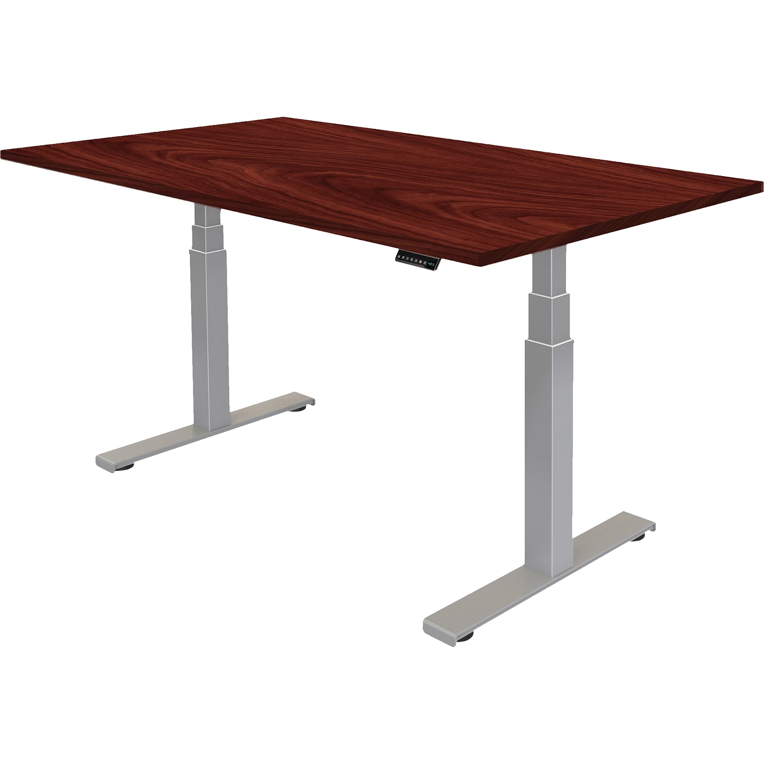 Fellowes Cambio 25-50 Height Adjustable Standing Desk, Mahogany (9789002MHGNY)