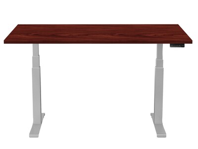 Fellowes Cambio 25-50 Height Adjustable Standing Desk, Mahogany (9789001)