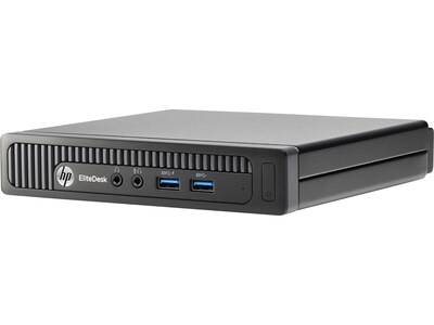 HP EliteDesk 800 G1 Refurbished Mini Desktop Computer, Intel Core i5-4570, 8GB Memory, 240GB SSD (08