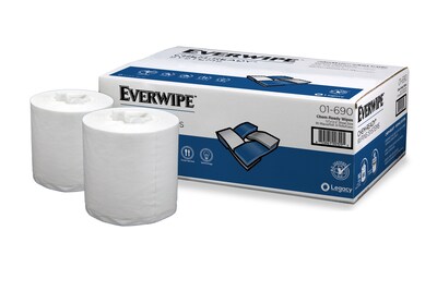 Everwipe Chem-Ready Wipe Refills, 90 Wipes/Roll, 6 Rolls/Case (01-690) | Quill