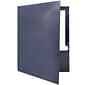 JAM Paper® Laminated Glossy 2 Pocket Presentation Folders, Navy Blue, 100/Box (5042523)