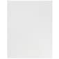 JAM Paper® Laminated Glossy 2 Pocket Presentation Folders, White, 100/Box (385GWH)