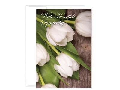 Great Papers! Sympathy Cards with Envelopes, 6.75" x 4.88", Multicolor, 3/Pack (2020136PK3)
