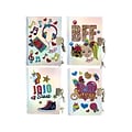 Inkology JoJo Cardboard Journal, 4 x 6, Assorted Colors (884-2)