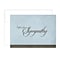 Great Papers! Sympathy Cards with Envelopes, 4.88 x 6.75, Linen/Green, 3/Pack (2020135PK3)