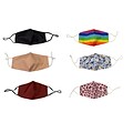 ORLY Reusable Cloth Face Masks for Adults, Elastic Strap, Assorted Designs, 24/Pack (HB-0024-S-MS)