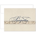 Great Papers! Sympathy Cards with Envelopes, 4.88 x 6.75, Ivory, 3/Pack (2020134PK3)