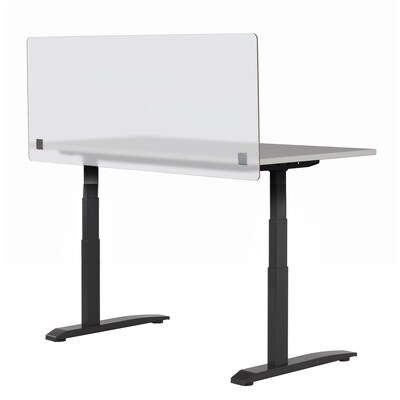 Safco Surface Mount Sneeze Guard, 23.5H x 59.5W, Frosted Acrylic (7515FR)