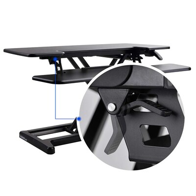 FlexiSpot 35" Sit-Stand Desk Converter, Black (M7MB5)
