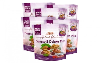 Natures Garden Omega-3 Deluxe Mix, 1.2 oz., 7 Count/Pack, 6/Pack (7025)