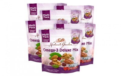 Natures Garden Omega-3 Deluxe Mix, 1.2 oz., 7 Count/Pack, 6/Pack (7025)