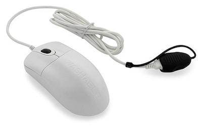 Seal Shield Silver Storm Wired Waterproof Optical Medical Mouse, White (STWM042)